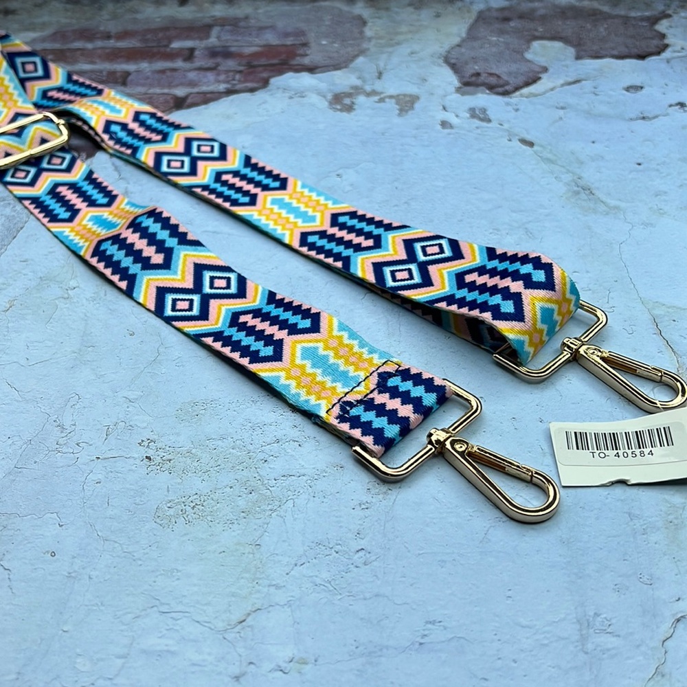 Brand New Guitar Strap Perfect Add to Crossbody Bags or Purse Funky Retro Style - Picture 2 of 7